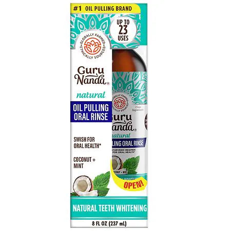 Guru Nanda oil pulling oral rinse