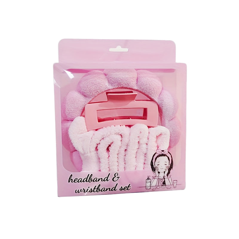 Spa Headband & Wristband set