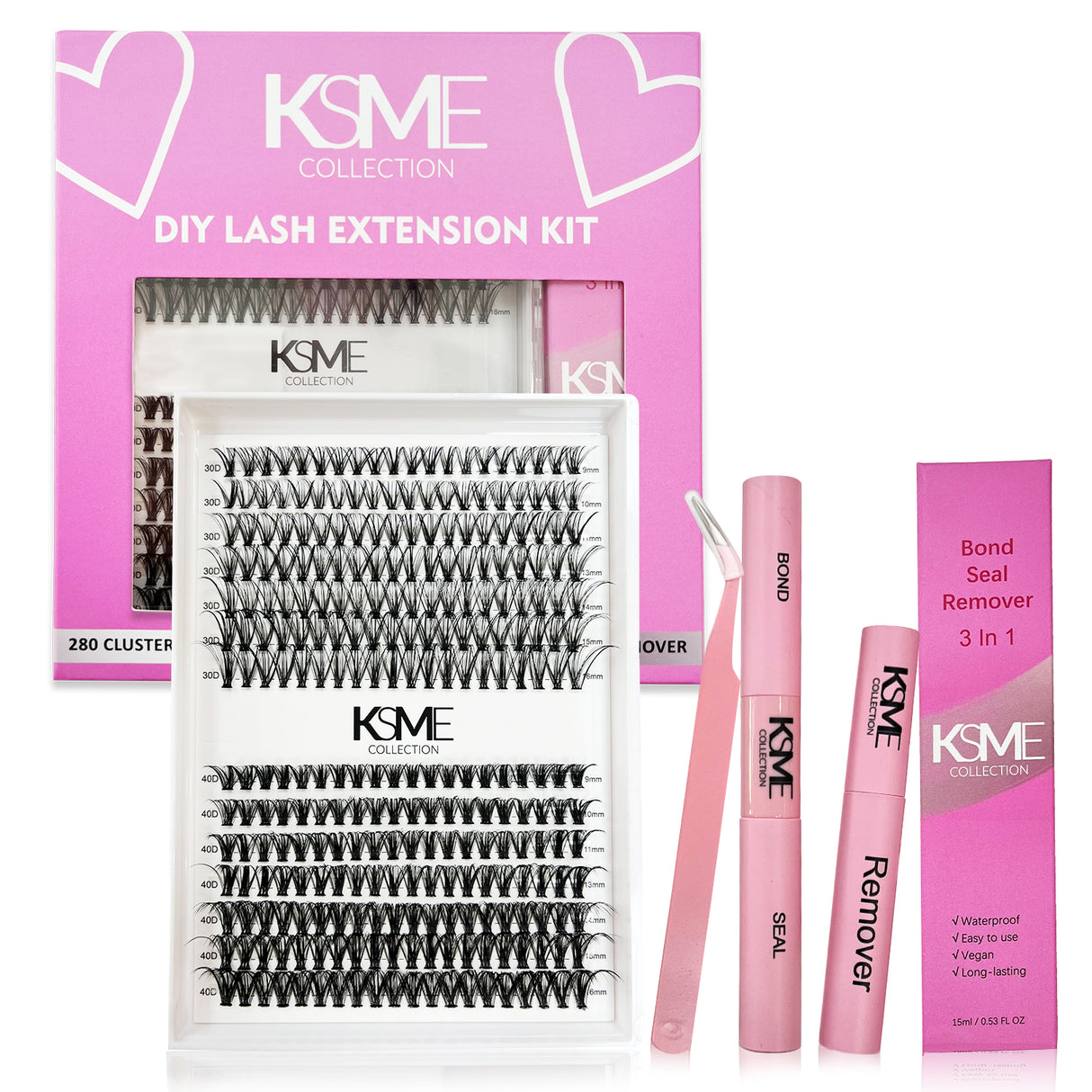 KSME 30D/40D DIY Lash Cluster Kit