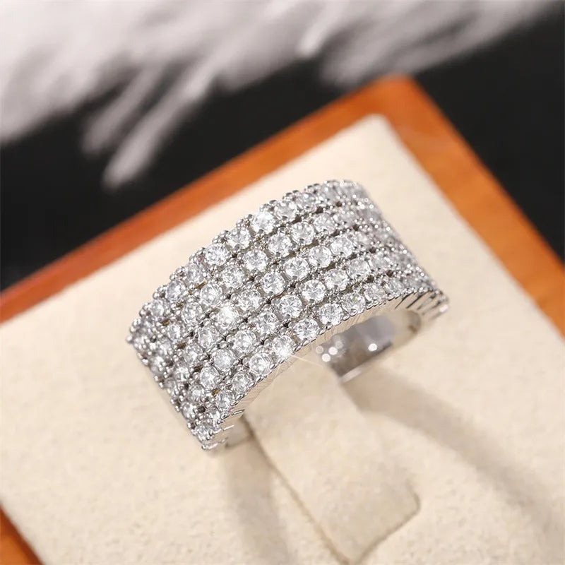 Stacked Diamond Ring