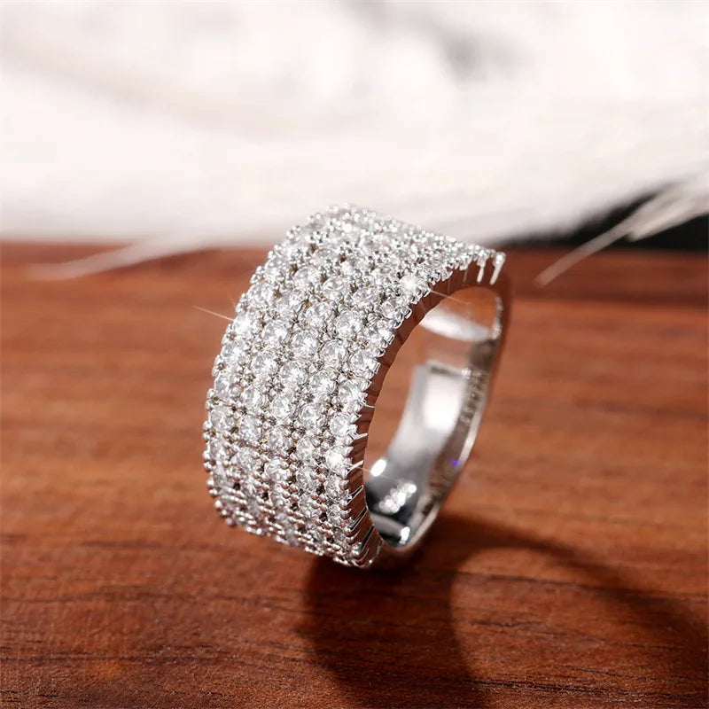 Stacked Diamond Ring