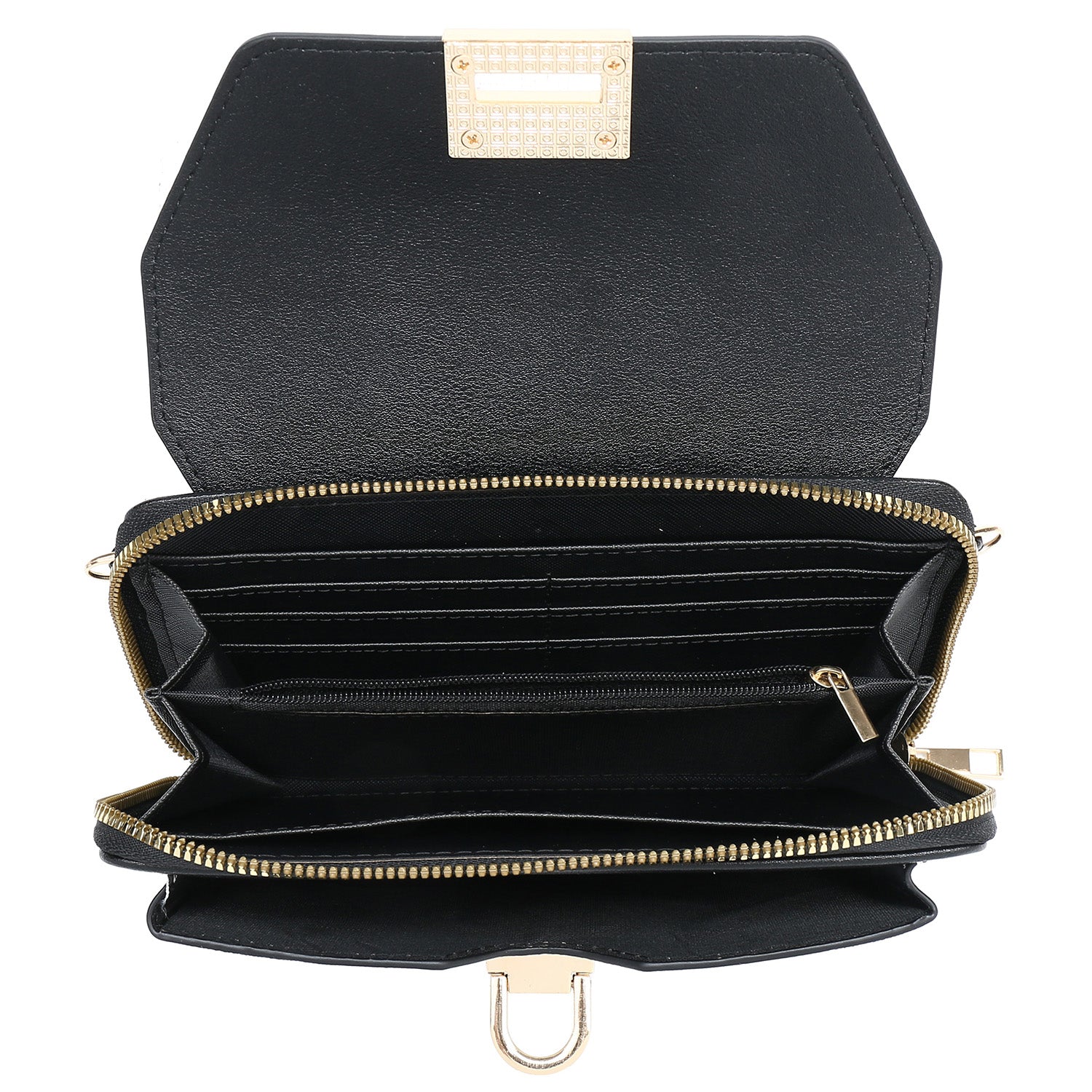 Monogram Clasp Flap Crossbody Bag