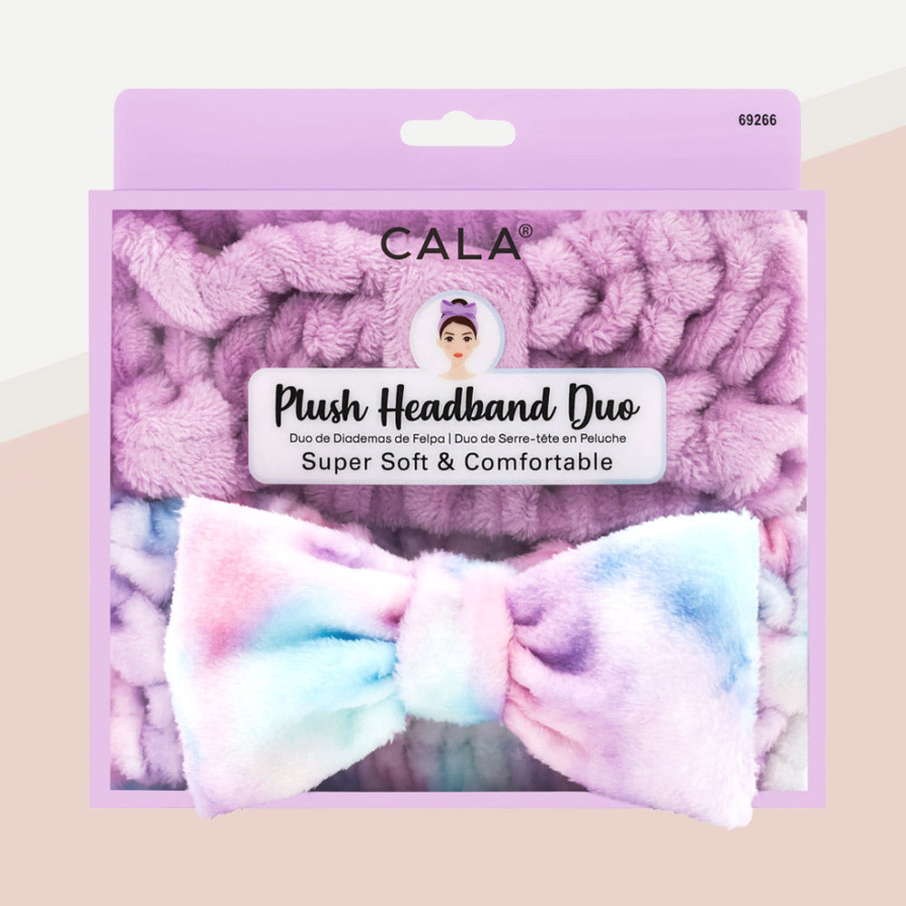 Cala Plush Headband Duo