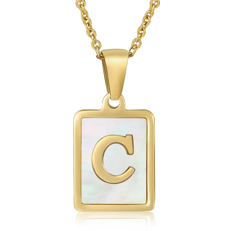 Initial Gold Necklace