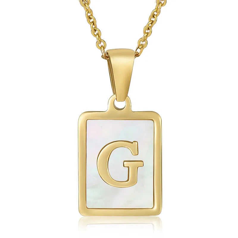 Initial Gold Necklace
