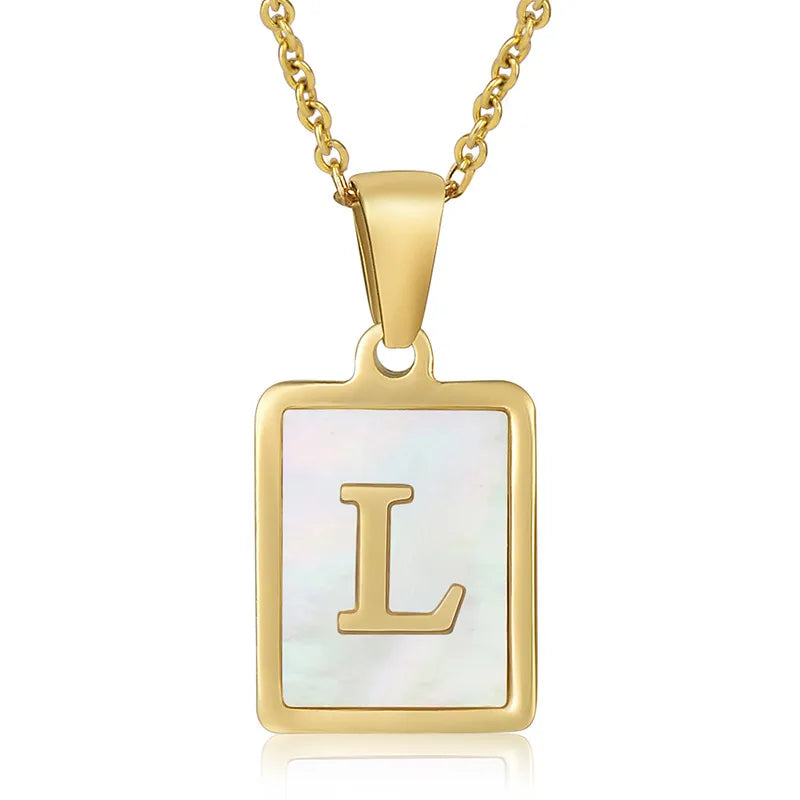 Initial Gold Necklace