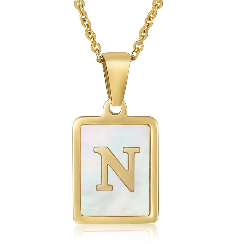Initial Gold Necklace