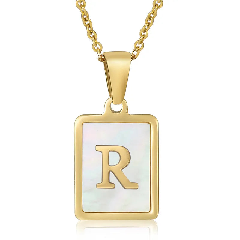 Initial Gold Necklace