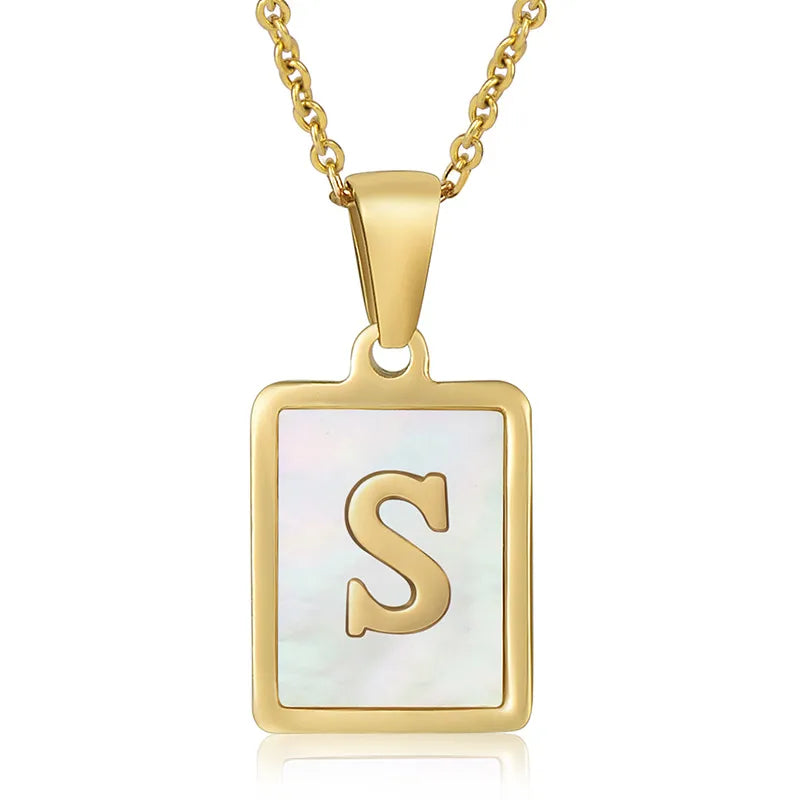 Initial Gold Necklace