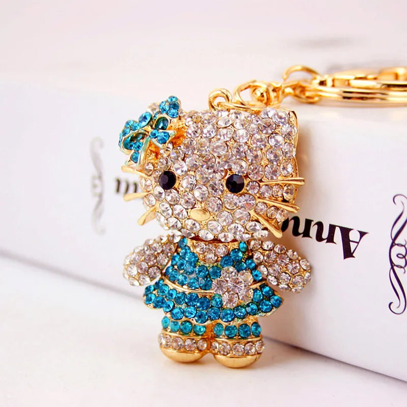 Hello Kitty Rhinestone Keychain