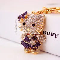 Hello Kitty Rhinestone Keychain