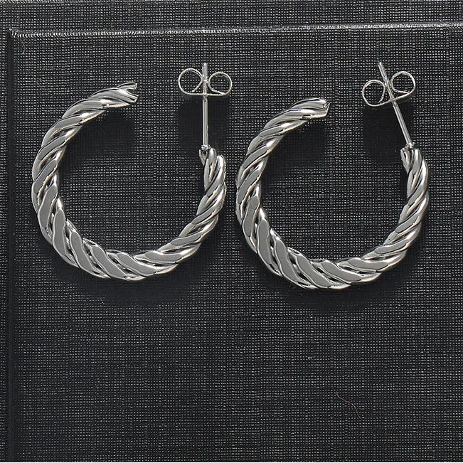 Lashay Twist Mini Hoops