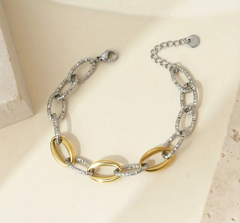 Tina Mixed Chain Link Bracelet
