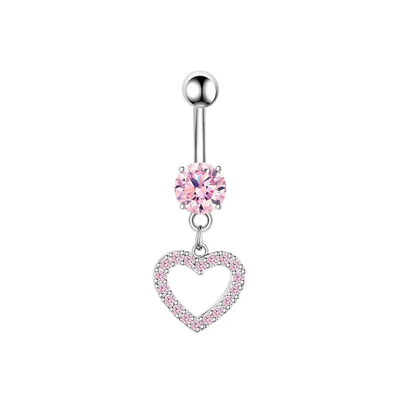 Fashion Stainless Steel Navel Rings