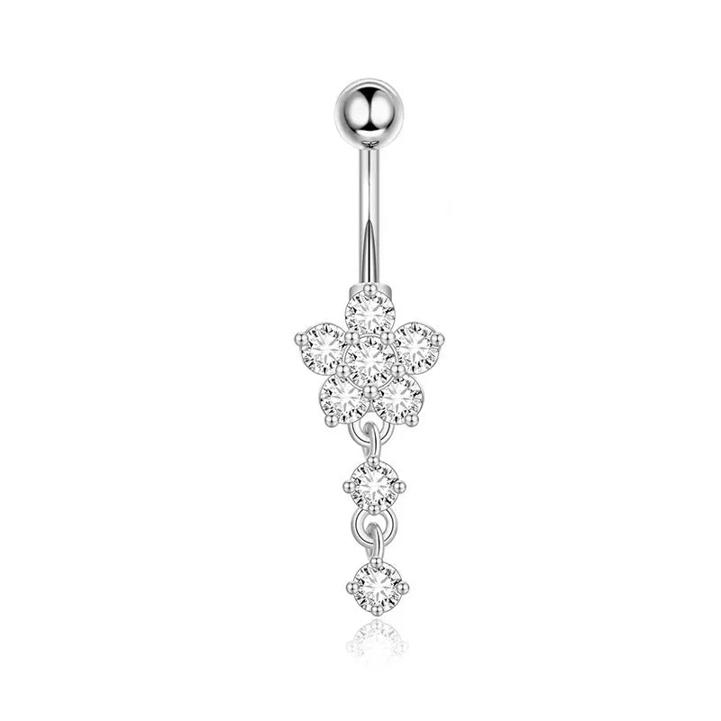 Fashion Stainless Steel Navel Rings