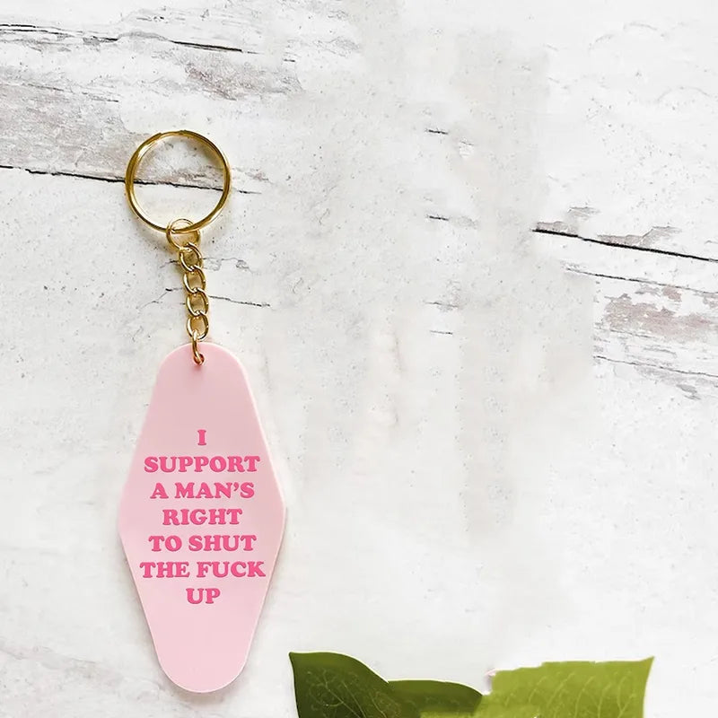 Acrylic Message Keychain
