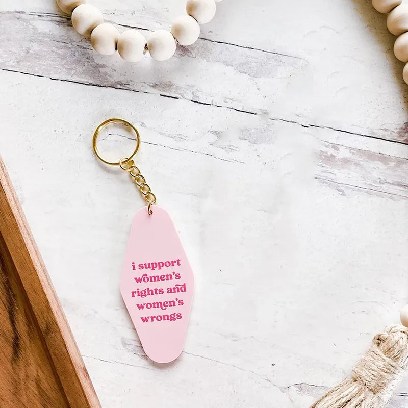 Acrylic Message Keychain