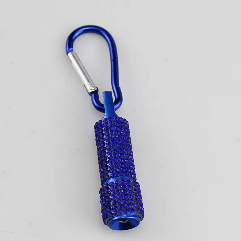 Mini Rhinestone LED Flashlight