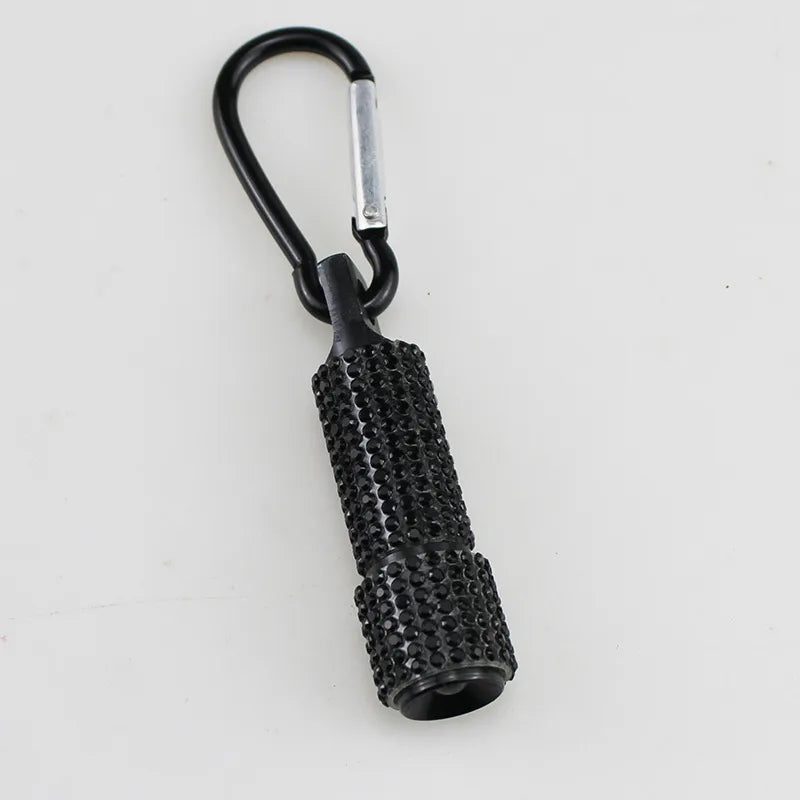 Mini Rhinestone LED Flashlight