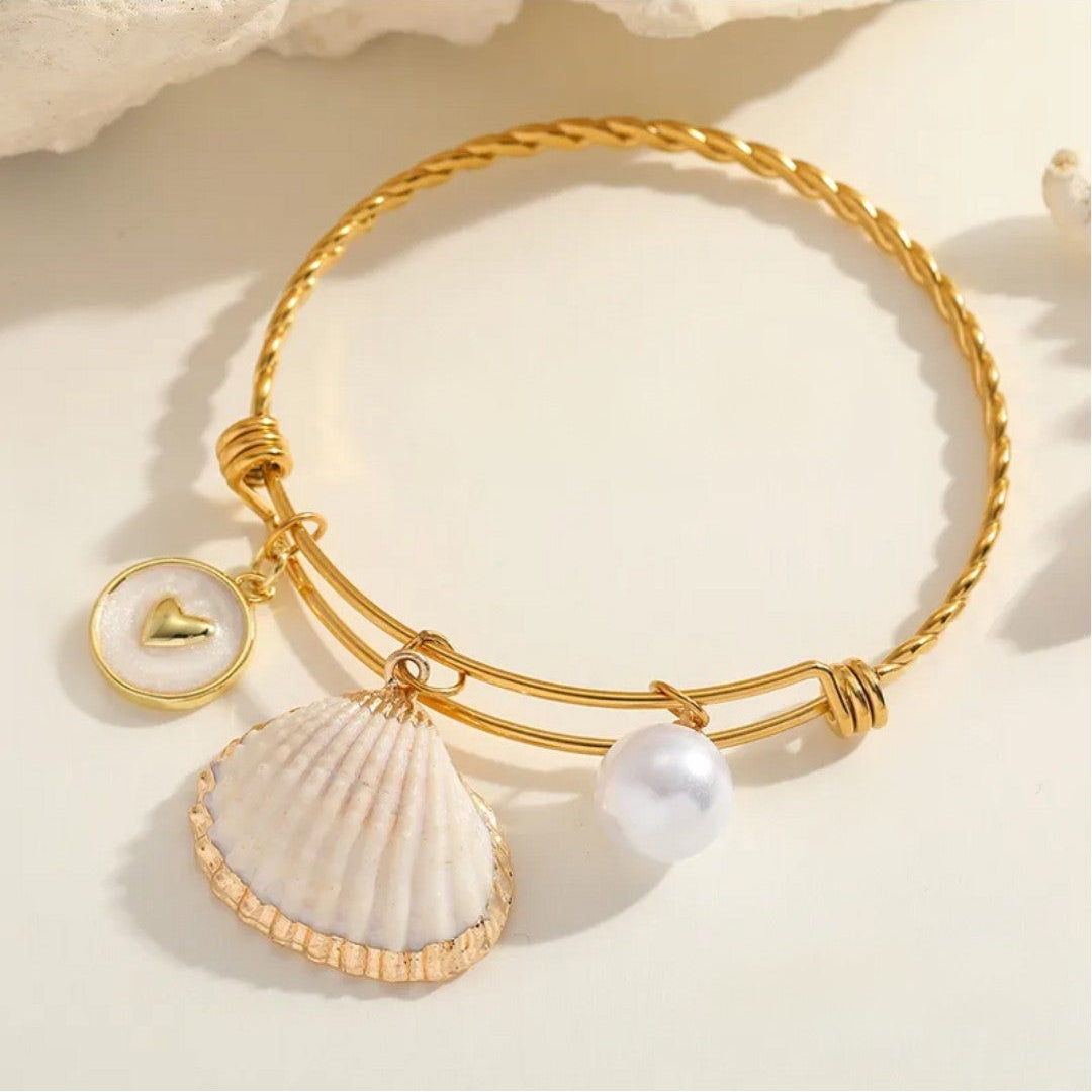 Adjustable Tropic Shell Bracelet