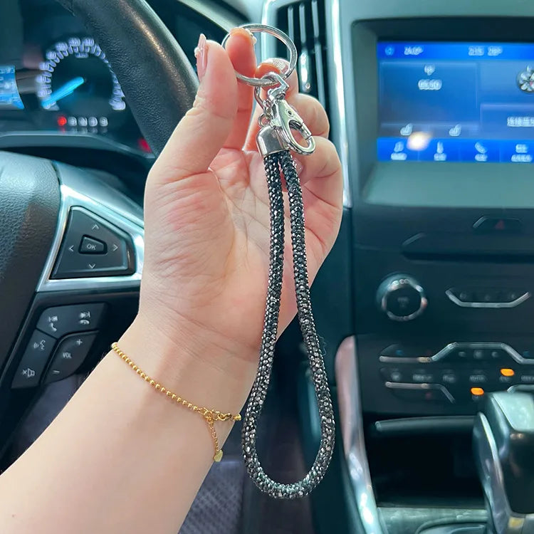 Rhinestone Keychain Strap