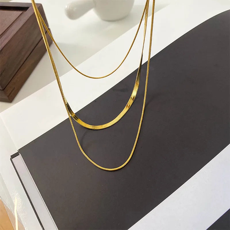 Simple Layered Necklaces