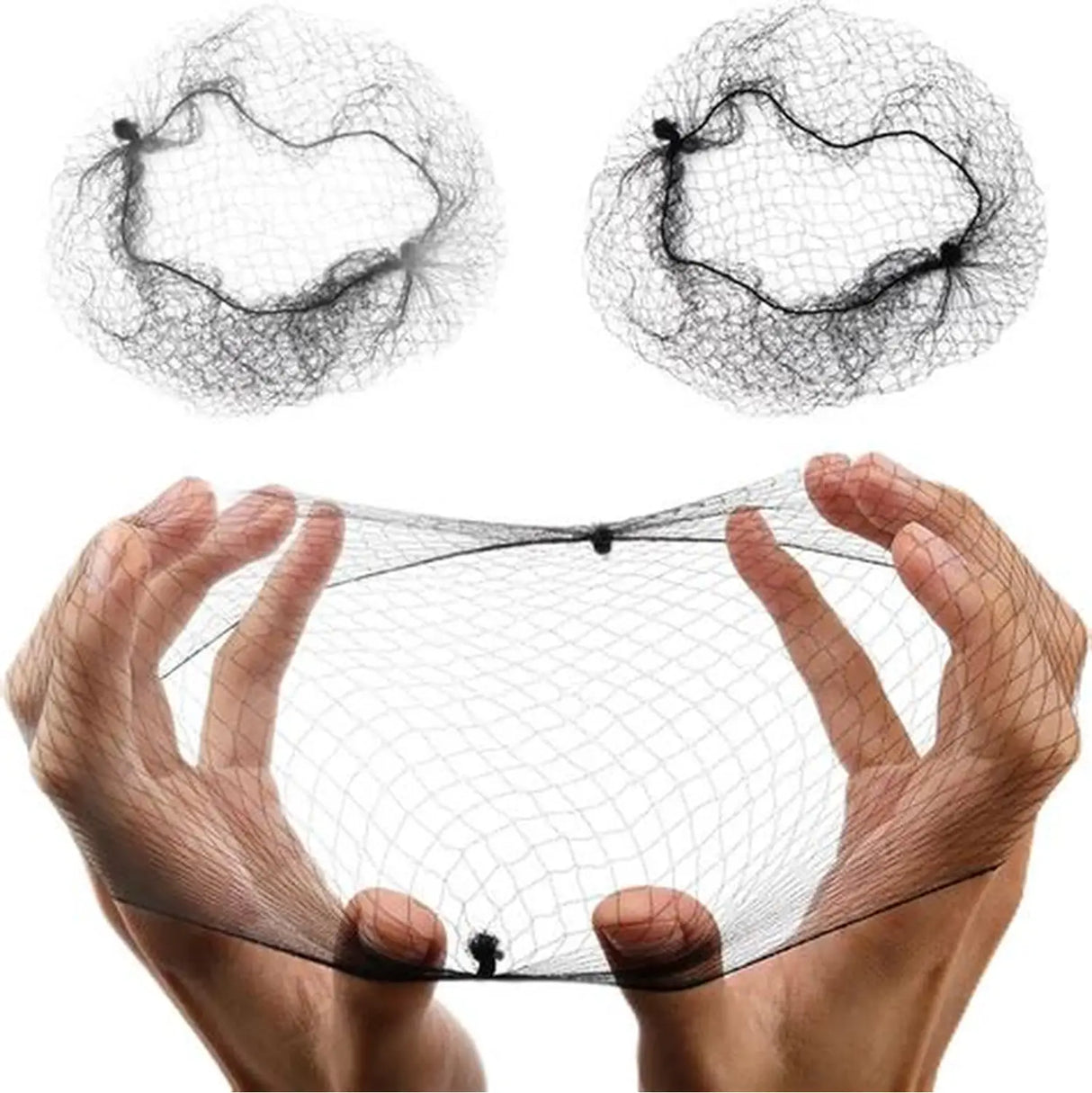 3pcs French Mesh Invisible Hair Net