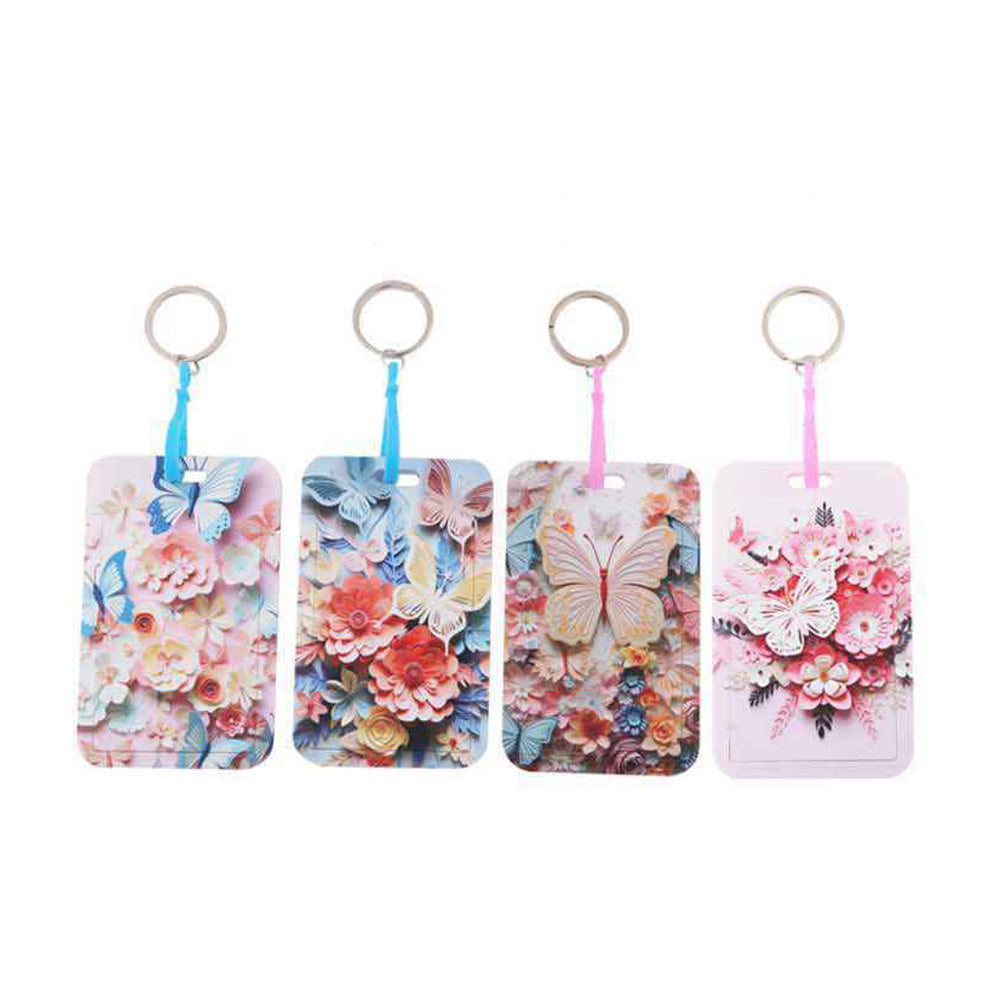 Flower Butterfly Printed ID Holders