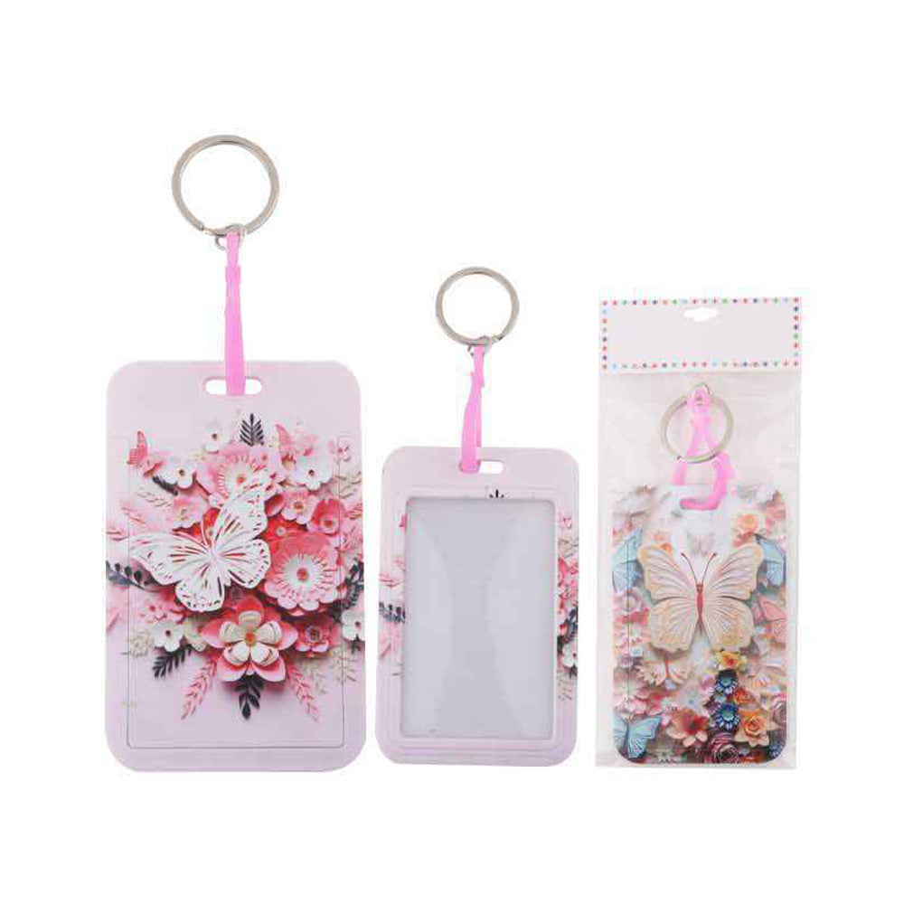 Flower Butterfly Printed ID Holders