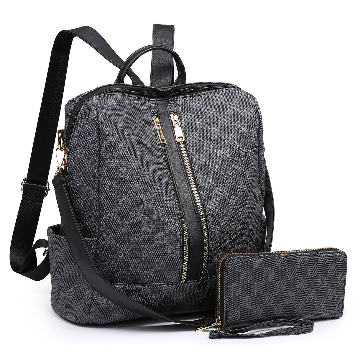 Susan Fashion Monogram 2-in-1 Convertible Backpack