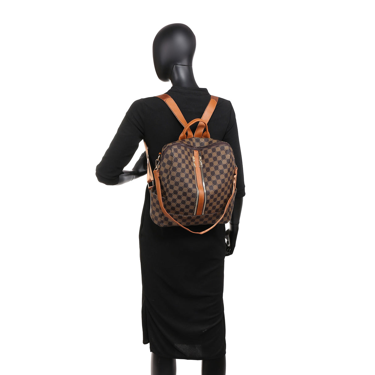 Susan Fashion Monogram 2-in-1 Convertible Backpack