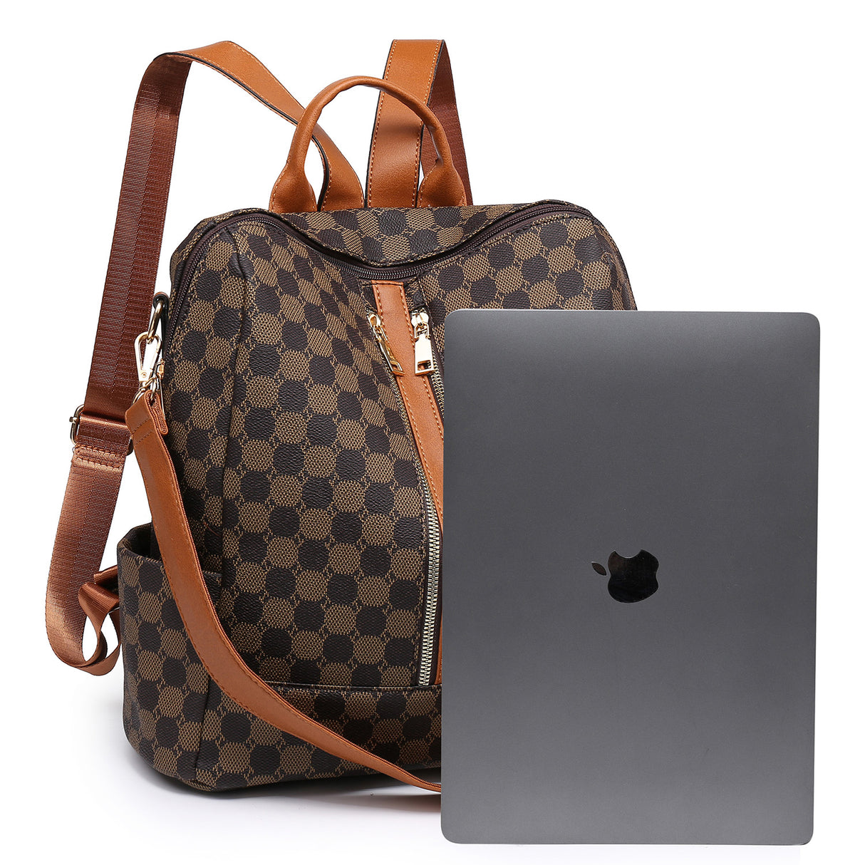 Susan Fashion Monogram 2-in-1 Convertible Backpack