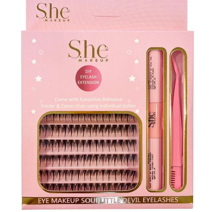 DIY Eyelash Extension With Glue and Tool Set