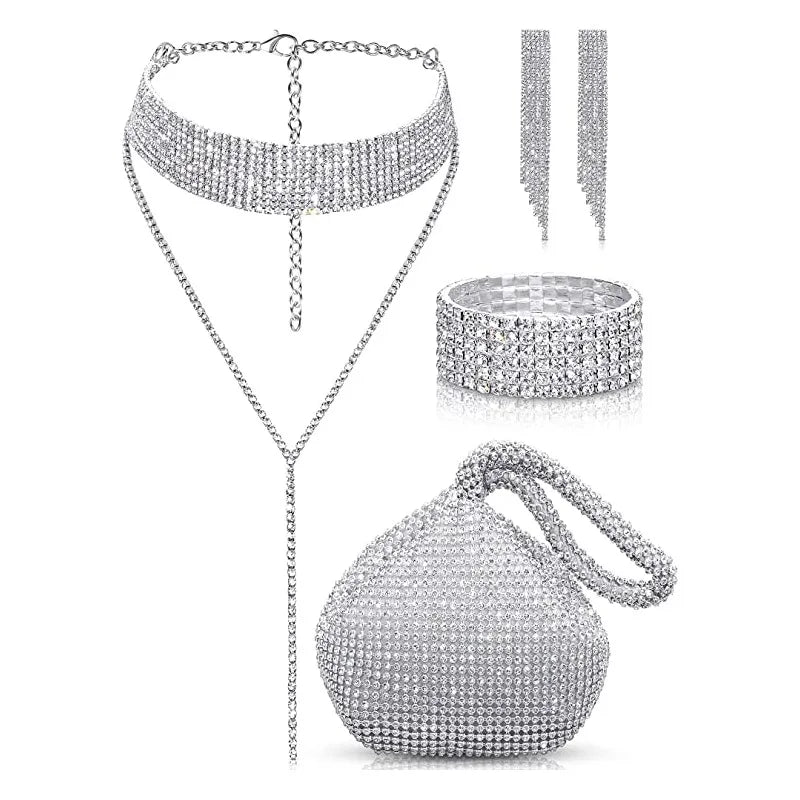 Nylon Evening Bag Set