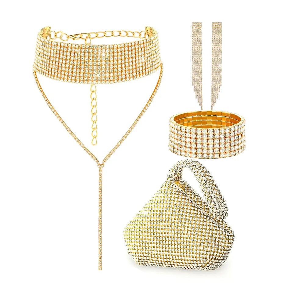 Nylon Evening Bag Set