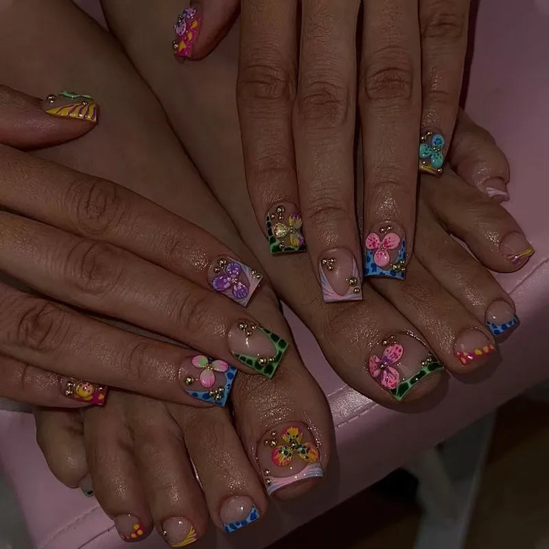 Sweet Zebra Mani Pedi Presson Set