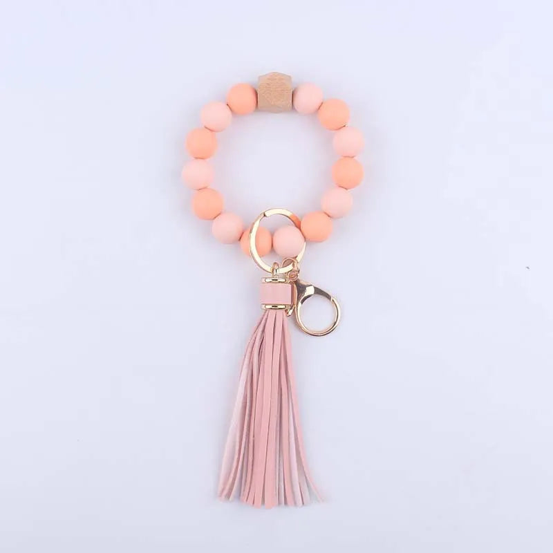 Silicon Beaded Keychain