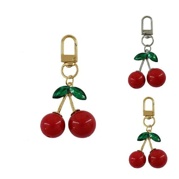Mini Cherry Keychain