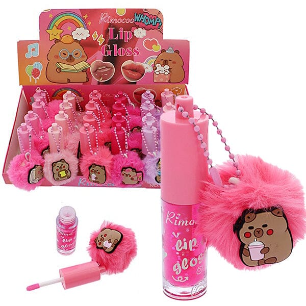 Rimoco Character Pom Pom Charm Lip Gloss