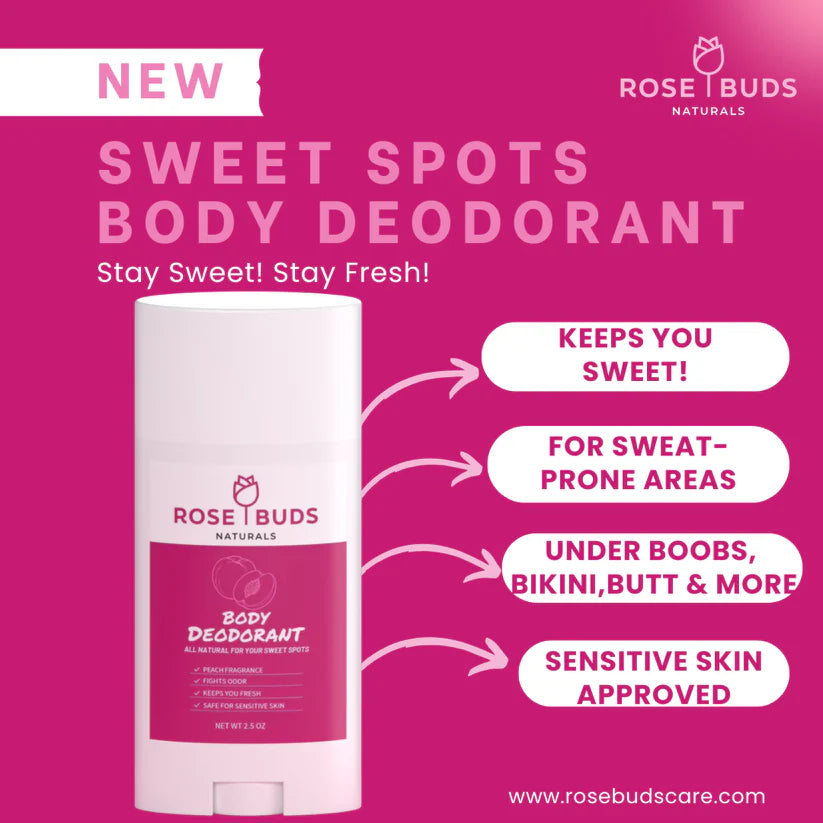 Rose Buds Care Sweet Spots Body Deodorant