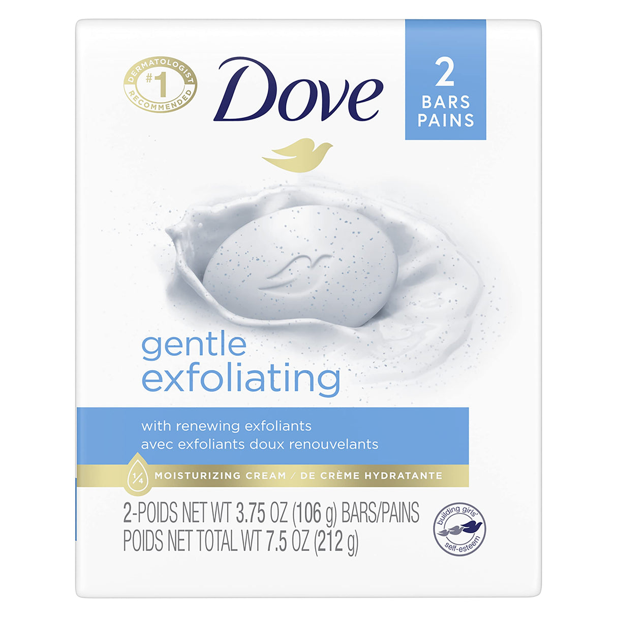 Dove Gentle exfoliating 2 Bar Soap