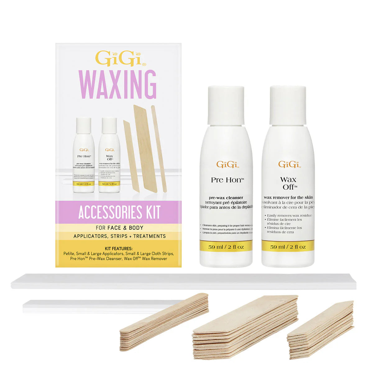 GiGi Face & Body Waxing Kit Accessories