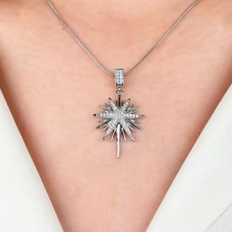 Twilight Rhinestone S.Steel Necklace