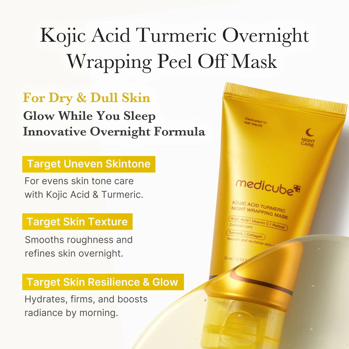 Medicube Kojic Acid Turmeric Mask