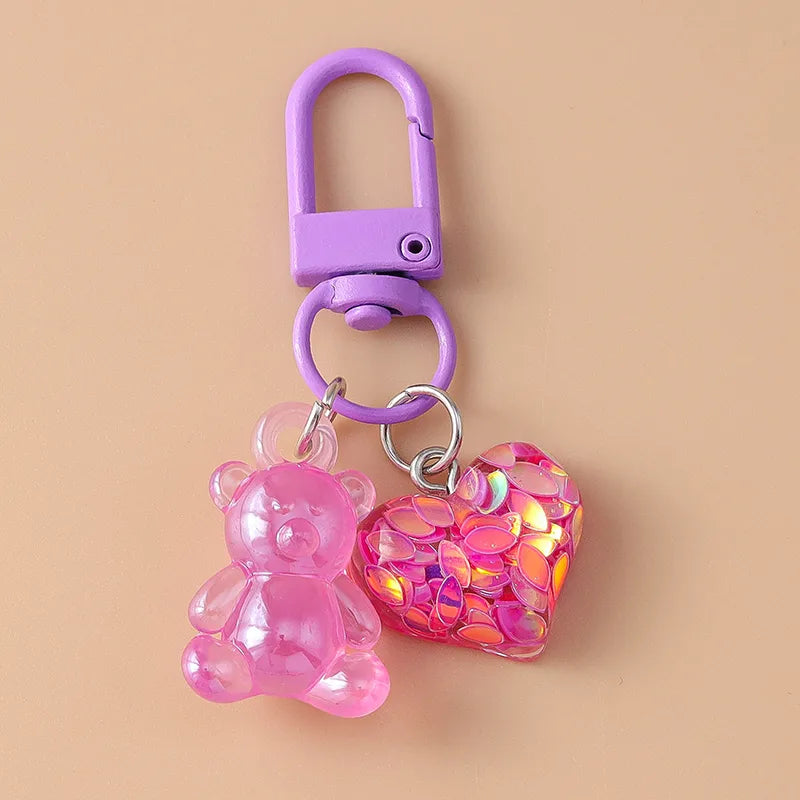 Resin Bear Keychains