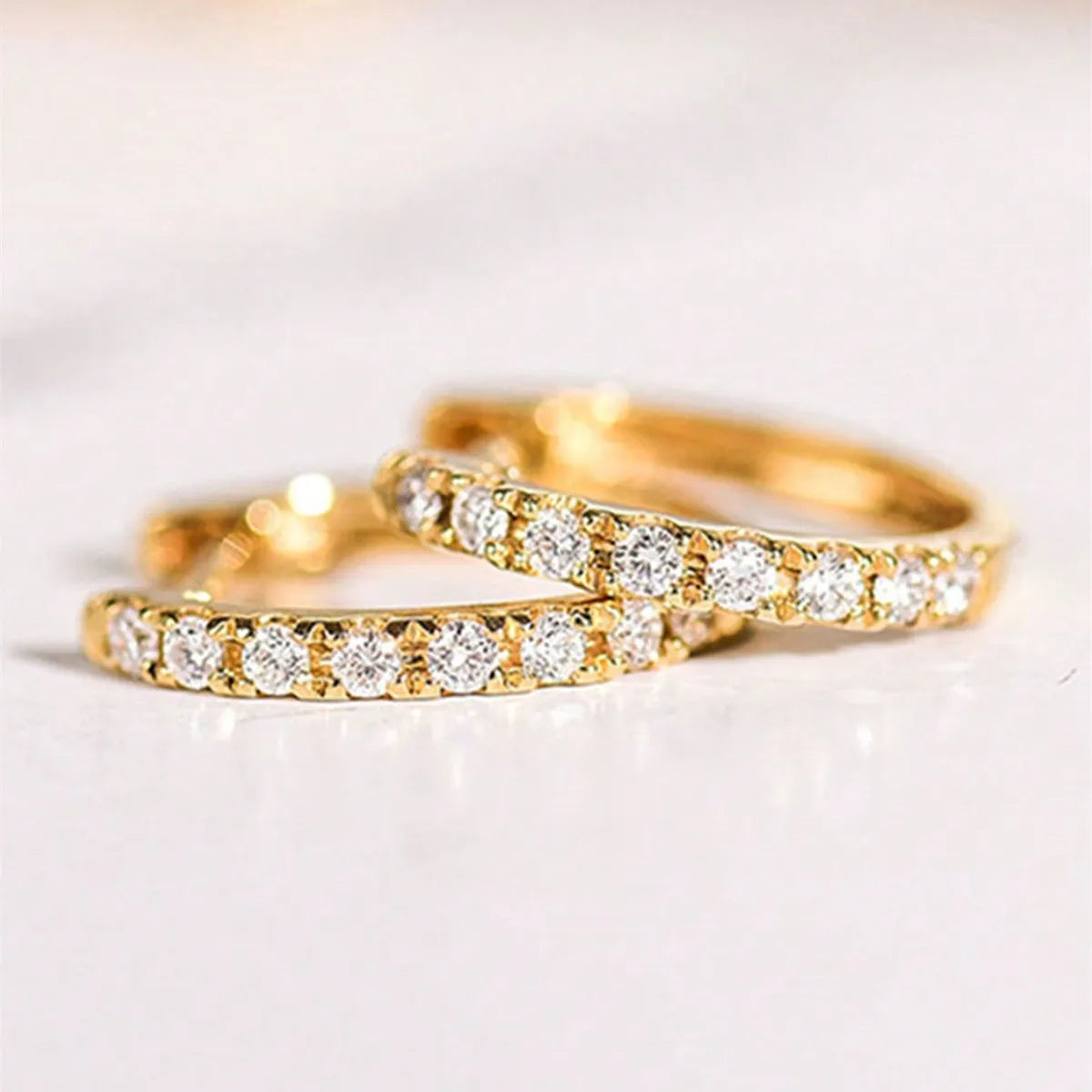 Adore Rhinestone Huggies