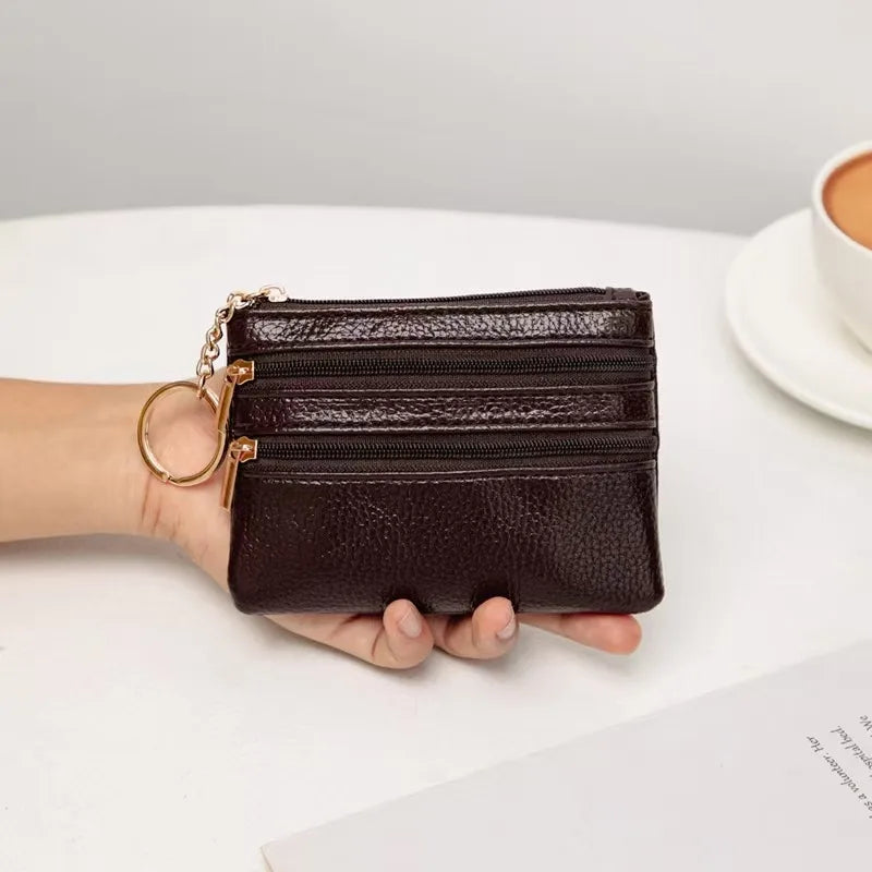 Double Zip Coin Wallet