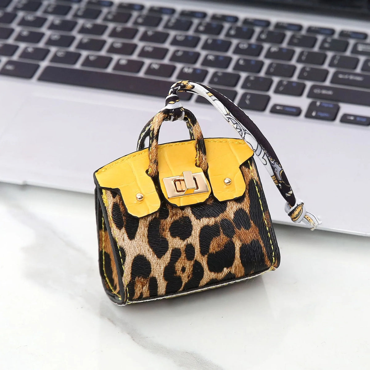 Mini House Purse Keychain