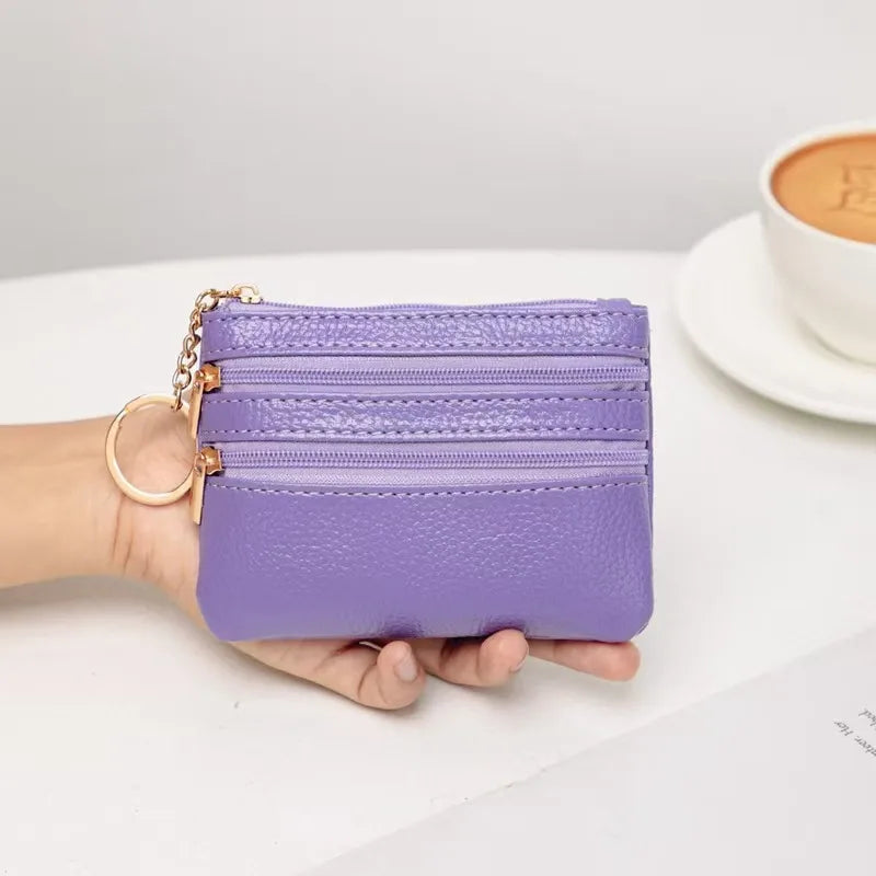 Double Zip Coin Wallet