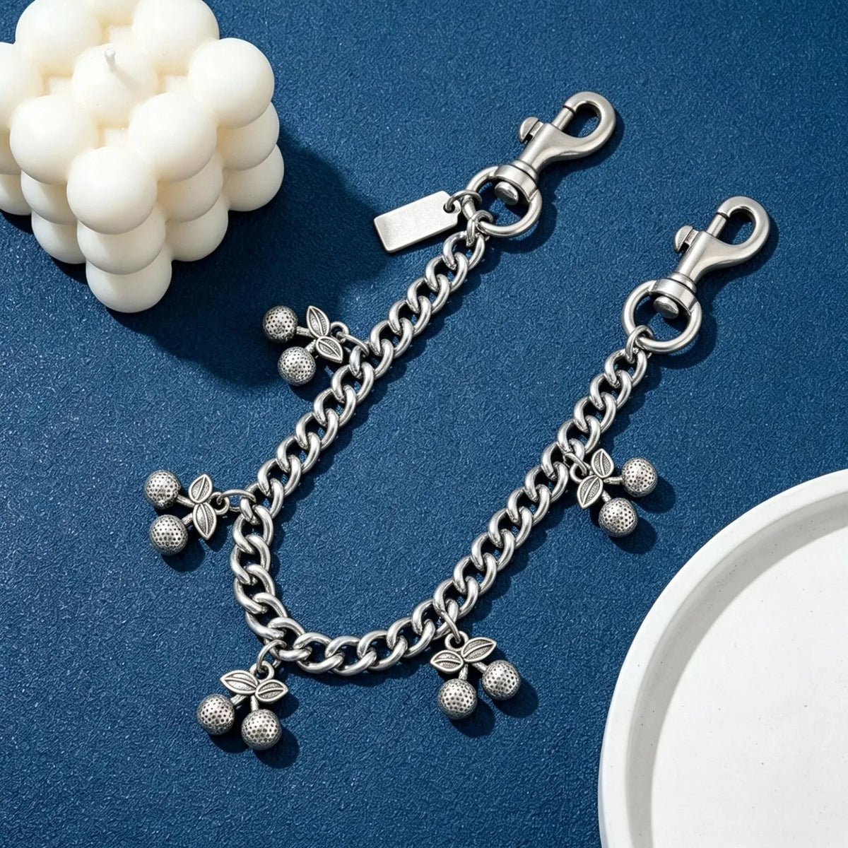 Cherry Charm Bag Chain